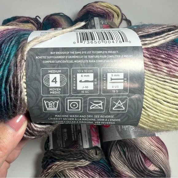 Yarn 6 Redheart Unforgettable Tealberry Yarn medium weight 270 yards each teal Arts & Crafts
